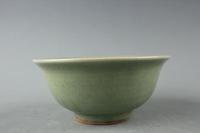 包邮 古董古玩老瓷器收藏品 宋 龙泉 单色釉 碗 罗汉碗 老瓷碗