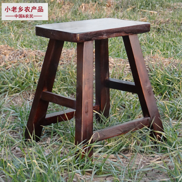 农村木匠榆木成人凳客厅凳小板凳实木茶几换鞋儿童家用幼儿园凳子