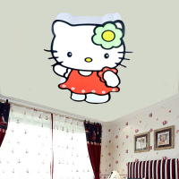 儿童卧室卡通吸顶灯helloKitty猫LED灯具凯蒂猫女孩宝宝房间灯饰