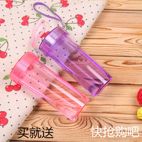 韩版新款创意简单塑料随手杯学生杯广告杯办公杯男女式情侣杯包邮
