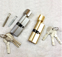 黄古铜不锈钢色门锁锁芯房间门锁室内实木门锁锁芯梅花锁