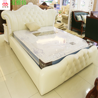 简约欧式床大气优雅美观豪华又有和谐舒适浪漫温馨而又有古典感觉