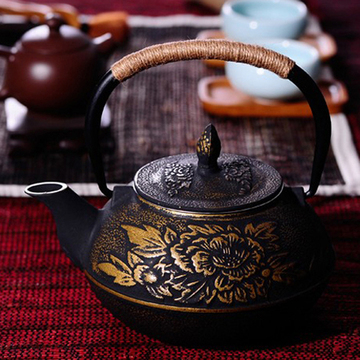 铁壶 铸铁壶无涂层铸铁茶壶 日本铁壶 南部老铁壶六款可选生铁壶
