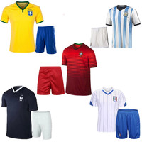 欧洲杯新款足球服套装短袖比赛服队服训练服美洲杯成人球衣