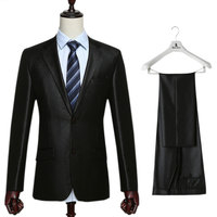 男士西服套装秋季 剪标韩版修身长袖西装商务上班职业装 伴郎礼服