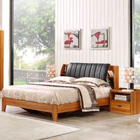 现代简约气动板式床1.5/1.8米高箱储物单人双人床 卧室家具收纳床